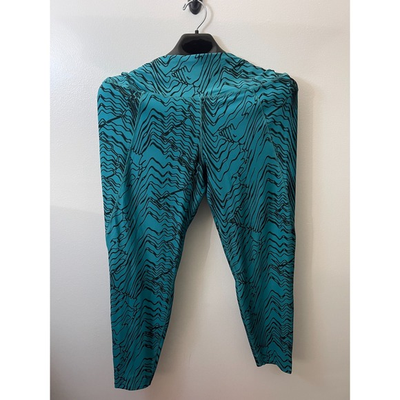 Reebok Womans Leggings Blue/Green Size 2XL (NWT) - Picture 1 of 5